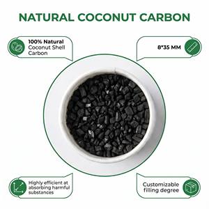 Filtre <span class=keywords><strong>Tabac</strong></span> Biodégradable Premium au Charbon Actif Coque Coco Naturel Haute Adsorption Substances Nocives Sensation Pure - Product Image 3