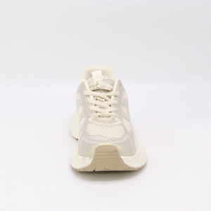 Phụ Nữ Của Thời Trang Ren-up Sneakers Nền Tảng Thoáng Khí Lưu Hóa Giản Dị Đi Bộ Phong Cách Giày Cho Chạy - Product Image 4