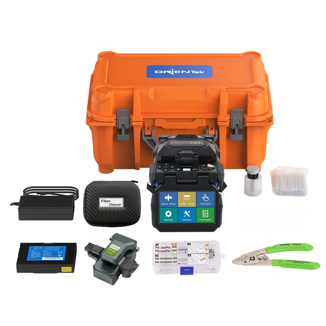 Fibra Cable Splicing Fiber Optic Machine 7S Splice 18S Heating 0.01dB Loss Alignment T45 Fusion Splicer Welding Equipment