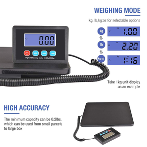 Plateforme de pesage numérique pour colis postaux, écran LCD ABS, personnalisable OEM/ODM, balance postale - Product Image 1