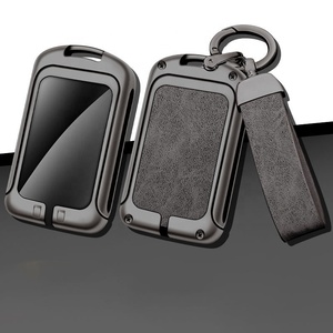 Accessoires de voiture de mode promotionnels porte-clés de voiture personnalisé étui à clés en cuir en alliage de Zinc pour <span class=keywords><strong>Volvo</strong></span> <span class=keywords><strong>Xc40</strong></span> Xc60 Xc90 S90 V90 T5 T6 <span class=keywords><strong>T8</strong></span> - Product Image 1