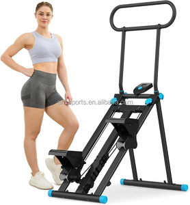 Appareil d'exercice multifonctionnel en métal pour la maison, pour la <span class=keywords><strong>perte</strong></span> <span class=keywords><strong>de</strong></span> <span class=keywords><strong>poids</strong></span>, avec fonction <span class=keywords><strong>de</strong></span> comptage des pas, pliable, durable, simulateur d'escalade - Product Image 4