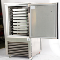 Aumesch Congélateur rapide de haute qualité à 10 plateaux-40 °C Dégivrage automatique à congélation rapide pour les glaces Gelato Ice Cream Shop