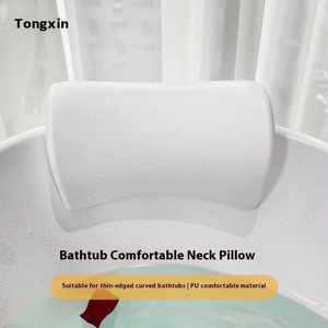 Pierre artificielle moderne <span class=keywords><strong>baignoire</strong></span> incurvée oreiller de bain <span class=keywords><strong>appui</strong></span>-<span class=keywords><strong>tête</strong></span> PVC PU <span class=keywords><strong>ventouse</strong></span> suspendu pour un usage domestique hôtels offre confortable - Product Image 6