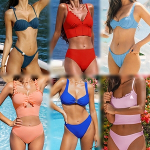 Lot mixte en gros de maillots de bain pour femmes, ensembles de bikinis assortis, vêtements d'occasion en balles - Product Image 4