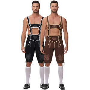 Vente flash : Costume d'Oktoberfest allemand pour <span class=keywords><strong>homme</strong></span>, combinaison COS, <span class=keywords><strong>tenue</strong></span> pour festival <span class=keywords><strong>de</strong></span> <span class=keywords><strong>la</strong></span> bière, Halloween - Product Image 1