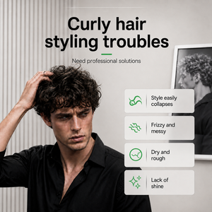 <span class=keywords><strong>Crème</strong></span> pour boucles pour hommes, définit et contrôle la texture naturelle, <span class=keywords><strong>crème</strong></span> pour boucles 3 en 1 pour hommes avec une tenue légère et volumineuse - Product Image 2