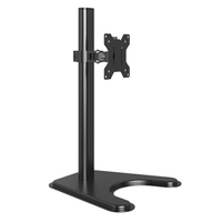 Support de moniteur de bureau réglable en hauteur personnalisable de 17 à 32 pouces, fabrication directe, VESA 75/100 mm, 10 kg, support de moniteur autoportant