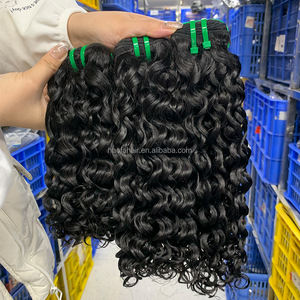 Mechones de Cabello Humano Virgen Vietnamita Crudo, Mechones de Cabello Remy Virgen de Alta Calidad, Cabello Humano Virgen Brasileño con Ondas Profundas Grado 10A - Product Image 4