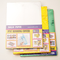 Couvertures de reliure HSQY en PVC et PP, format A3, A4, A5, couverture de livre en plastique transparent pour reliure spirale