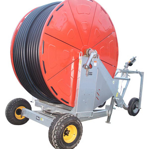 Sistema de riego rotatorio con carrete, manguera de 100 m, aspersor agrícola de construcción metálica para riego de campos agrícolas - Product Image 4