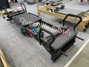 2020 Nuovo Arriva In Alluminio Pilates Yoga Esercizio Body Building Pilates Letto Powerwave Pilates Reformer Con Brano Completo