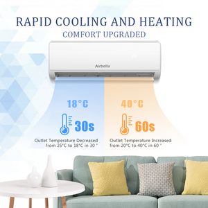 Climatisation murale mini-split intelligente à inversion de phase, froid et chaud, 12 000 BTU, R410A - Product Image 4
