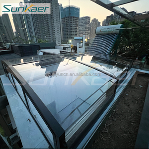 Techo de solárium retráctil de diseño moderno, láminas solares en relieve para cubiertas de <span class=keywords><strong>terraza</strong></span> al aire libre, carcasa de PVC a <span class=keywords><strong>precio</strong></span> de fábrica - Product Image 5