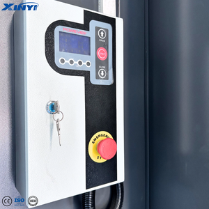 Elevador vertical eléctrico de seguridad, almacén, logística de fábrica, acero 2,8x2,4 con ventanas, puerta seccional enrollable - Product Image 6