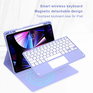 <span class=keywords><strong>Funda</strong></span> de teclado inalámbrico con Touchpad para iPad 9, carcasa de 9. ª generación de 10,2 pulgadas con teclado y ratón para iPad Pro 10 2022 10,9 - Product Image 2