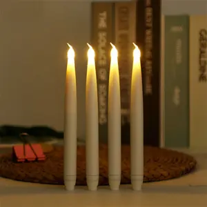 불꽃 LED 창 크리스마스 트리 전기 테이퍼 가짜 촛불 원격 선물 홈 정원 웨딩 파티 장식 촛불 빛