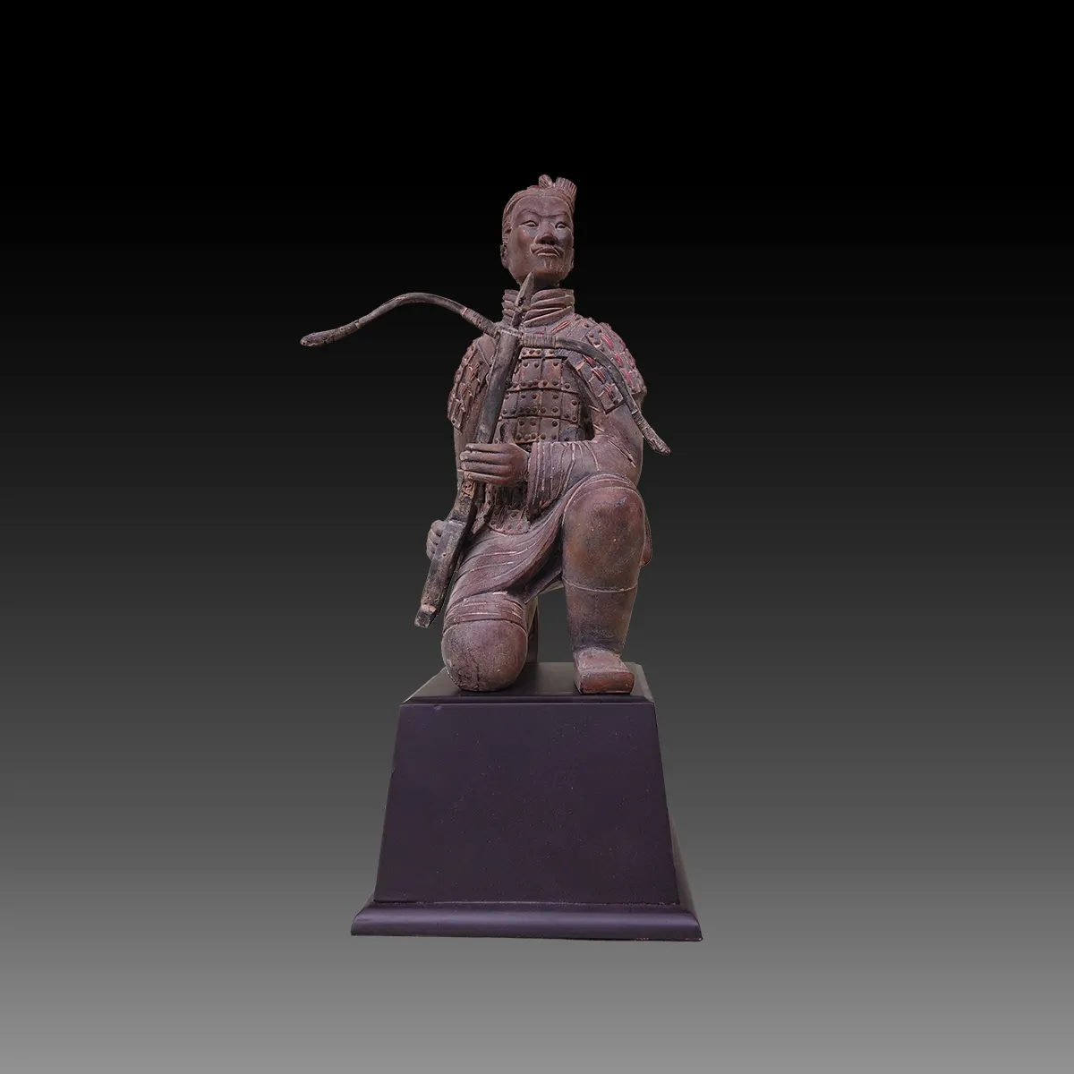 चीनी प्राचीन प्रतिमा टेराकोटा योद्धा घर डेको के लिए प्रजनन