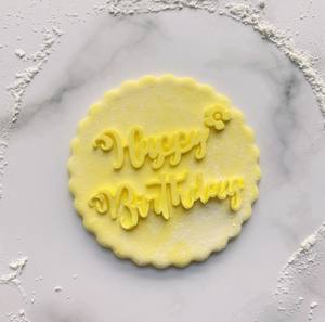 Moule à embosser en acrylique pour biscuits, motif <span class=keywords><strong>Joyeux</strong></span> <span class=keywords><strong>Anniversaire</strong></span>, <span class=keywords><strong>pochoir</strong></span> à gâteau, moule à fondant, glaçage, biscuits, fournitures de pâtisserie, outils de décoration de gâteaux - Product Image 5