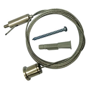 Kits <span class=keywords><strong>de</strong></span> <span class=keywords><strong>suspension</strong></span> <span class=keywords><strong>de</strong></span> <span class=keywords><strong>luminaire</strong></span> <span class=keywords><strong>pour</strong></span> grille <span class=keywords><strong>de</strong></span> plafond acoustique, avec câbles en acier <span class=keywords><strong>pour</strong></span> éclairage suspendu - Product Image 2