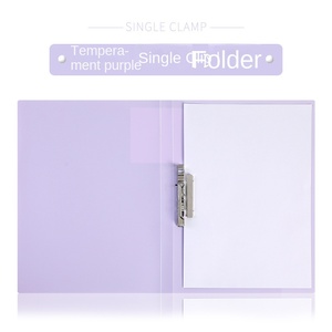 Hot bán A4 Pp Chất liệu giấy thử nghiệm giấy chứng nhận bộ sưu tập Cuốn sách dữ liệu lưu trữ cuốn sách duy nhất-clip đôi-clip hộp tập tin cho sinh viên - Product Image 6