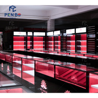 Desain Dekorasi Interior Toko Tembakau Modern, Perlengkapan Pajangan Toko Ganja, Furnitur Display Rokok untuk Toko Rokok