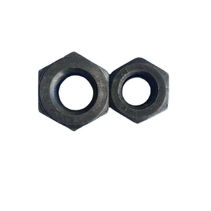 China high quality low price hexagonal nuts ISO4032 black finish