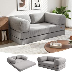 Gấp sofa giường 4 trong 1 có thể gập lại sàn ghế sofa chuyển đổi giường nệm giường xách tay gấp ra phòng chờ khách - Product Image 1