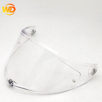 Visière de remplacement en PC pour casque de moto intégral AGV K6/K6s, protection UV, lentille arc-en-ciel, état neuf