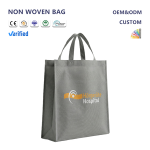 Bolsa de Compras Reutilizable Ecológica, sin Tejido, con Logotipo Personalizado y Patrón de Letras, para Supermercado, Compras y Promoción - Product Image 1