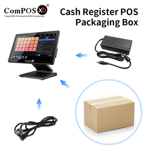 Windows 10 nhà hàng bán lẻ máy in thanh toán cảm ứng POS Máy thu ngân POS thiết bị đầu cuối tiền mặt đăng ký tất cả trong một hệ thống POS - Product Image 4