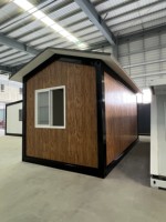 Maison conteneur en acier extensible de luxe, toit en pignon, design moderne pour villa, chambre à coucher, maison préfabriquée compacte pour logement temporaire