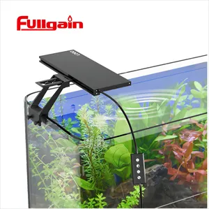 Fullgain 60cm 30cm 150cm 100cm RGB Small Thickness Clip On Fish Full Spectrum Led Aquarium Grow Light Sunset Sunrise Simulation