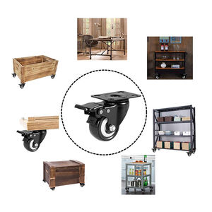 Venta al por mayor 1 2 3 4 5 pulgadas pesados rueda de ricino/placa giratoria rueda giratoria - Product Image 5