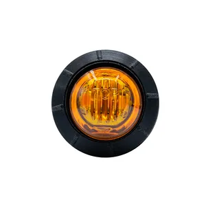 12V/24V 3/4 ''rundes Gummiband 3 LED Seiten markierung licht Nacht tauchen LED Markierung licht