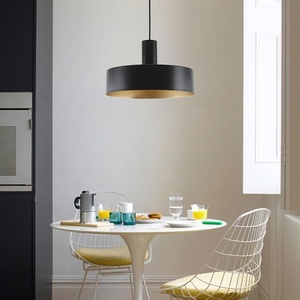 Lampada da soffitto 1xE27, colore nero, design moderno, ideale per illuminazione e decorazione in spazi interni. - Product Image 1