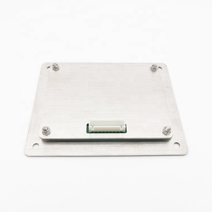 IP65 LED <span class=keywords><strong>Backlit</strong></span> <span class=keywords><strong>12</strong></span>-Key ma trận Bàn phím kim loại thép không gỉ bạc CE/FCC/ISO9001 chứng nhận kiosk Máy bán hàng tự động - Product Image 5