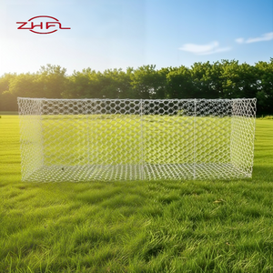 Longteng 8*10 Basket Gabion Fence Wall 2.2-4.2mm <b>Wire</b> Gauge 1mx1mx2m Hexagonal Chain Link Mesh Bending Decorative Galvanized PVC - Product Image 6