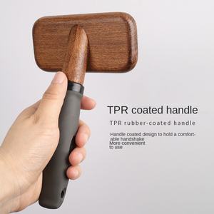 Commercio all'ingrosso in legno di bambù cuscino d'aria per cani peli pettine speciale soffice spazzole per animali domestici per cani e gatti prodotti per la toelettatura degli animali domestici - Product Image 3