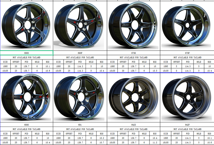 V11-269 ACT 18X9J(ET 15) 18X10J(ET 26)（ラロッシュポゼ 予め焼いた 