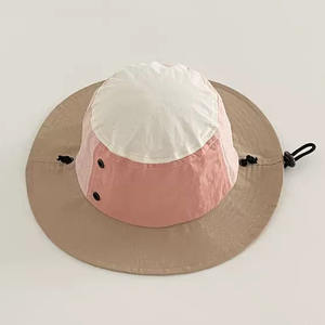 Chapeau de pêche d'été imperméable de haute qualité personnalisé OEM Chapeaux Boonie à large bord avec logo brodé - Product Image 5