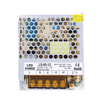 Offre spéciale alimentation à découpage mince 60W AC DC 5V 12V 24V 36V 48V alimentations led ultra minces 12V 5A