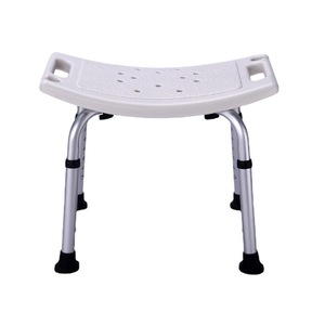 Chaise de douche Jilejia 60 cm en alliage d'aluminium, siège antidérapant, équipement de sécurité pour la salle de bain - Product Image 1