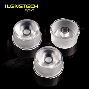 20mm de diamètre 10 degrés lentille LED en plastique lentille optique intégrée avec colle pour l'emplacement pour le lavage des murs - Product Image 1