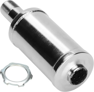 HIAORS – silencieux d'échappement pour <span class=keywords><strong>Mini</strong></span> vélo Go Kart, pour Predator 196cc 212cc 420cc CT200u KT196 GX160 GX200, pièces de moteur argentées - Product Image 1