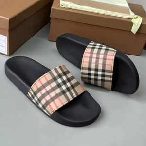 Nouvelle collection : Chaussures décontractées légères et respirantes à plateforme ouverte, motif à carreaux, antidérapantes, pour hommes et femmes - Product Image 3