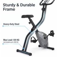 Moniteur LCD vertical pliable, résistance réglable sur 8 niveaux, vélo d'exercice professionnel pour la musculation