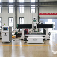 Routeur CNC 5 axes haute précision 1325ATC avec table mobile, machine de gravure 3D pour bois, acrylique, MDF, avec tête 5 axes