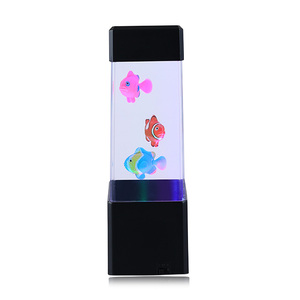 J & R, gran oferta, luces cambiantes de colores, lámpara de escritorio <span class=keywords><strong>Led</strong></span> de 9,5 ", decoración de <span class=keywords><strong>luz</strong></span> nocturna, acuarios para medusas - Product Image 1