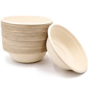 Bowl Bowl Manufacturing Bamboo Bowls Disposable Biodegradable For Restaurant